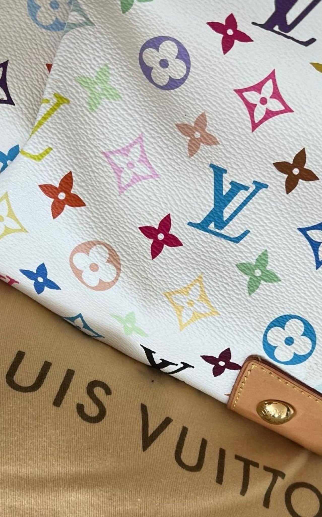 Louis Vuitton White Multicolor Monogram Canvas Ursula Bag - Runway Catalog