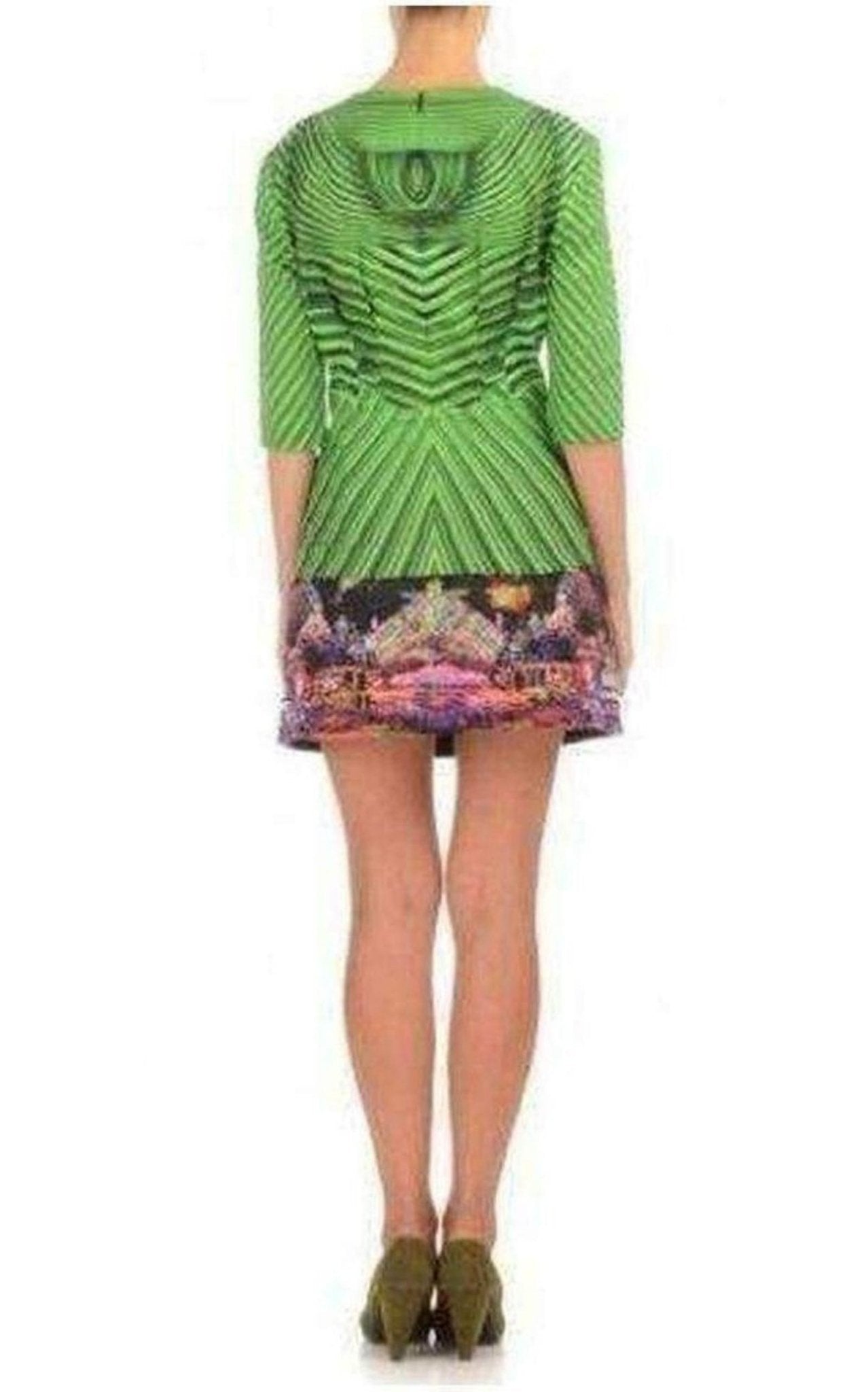 Manish Arora Cloud Print Quilted Cotton Mini Skirt - Runway Catalog