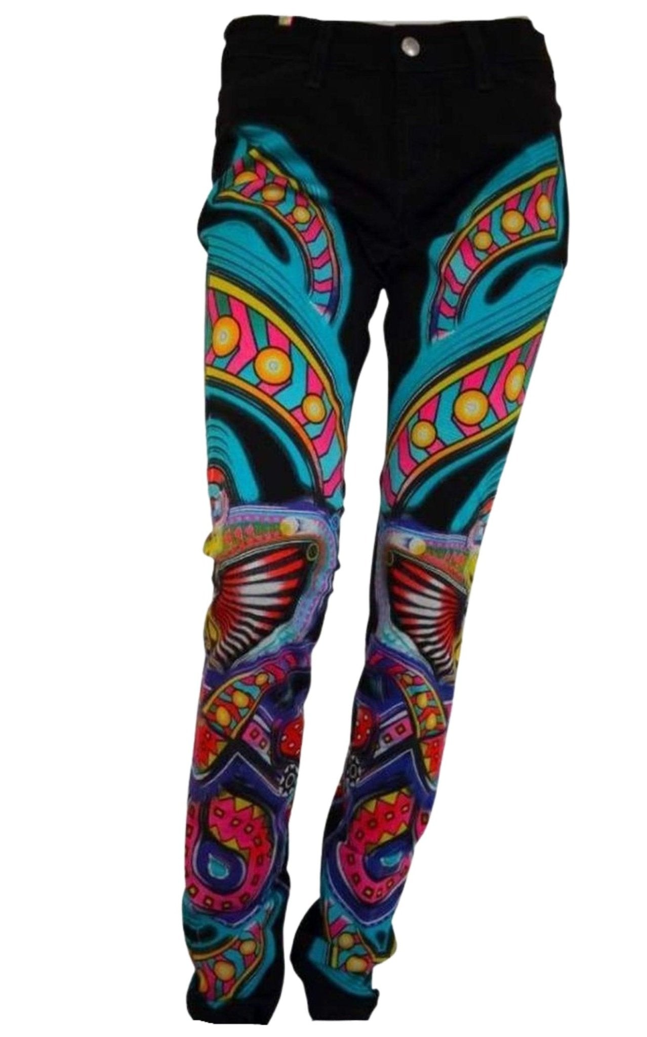 Manish Arora Notify Multicolor Printed Pants - Runway Catalog