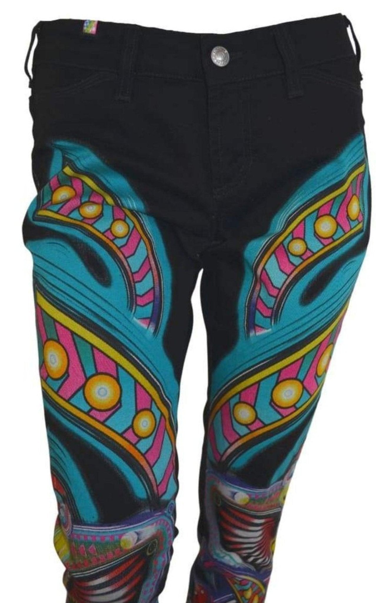 Manish Arora Notify Multicolor Printed Pants - Runway Catalog