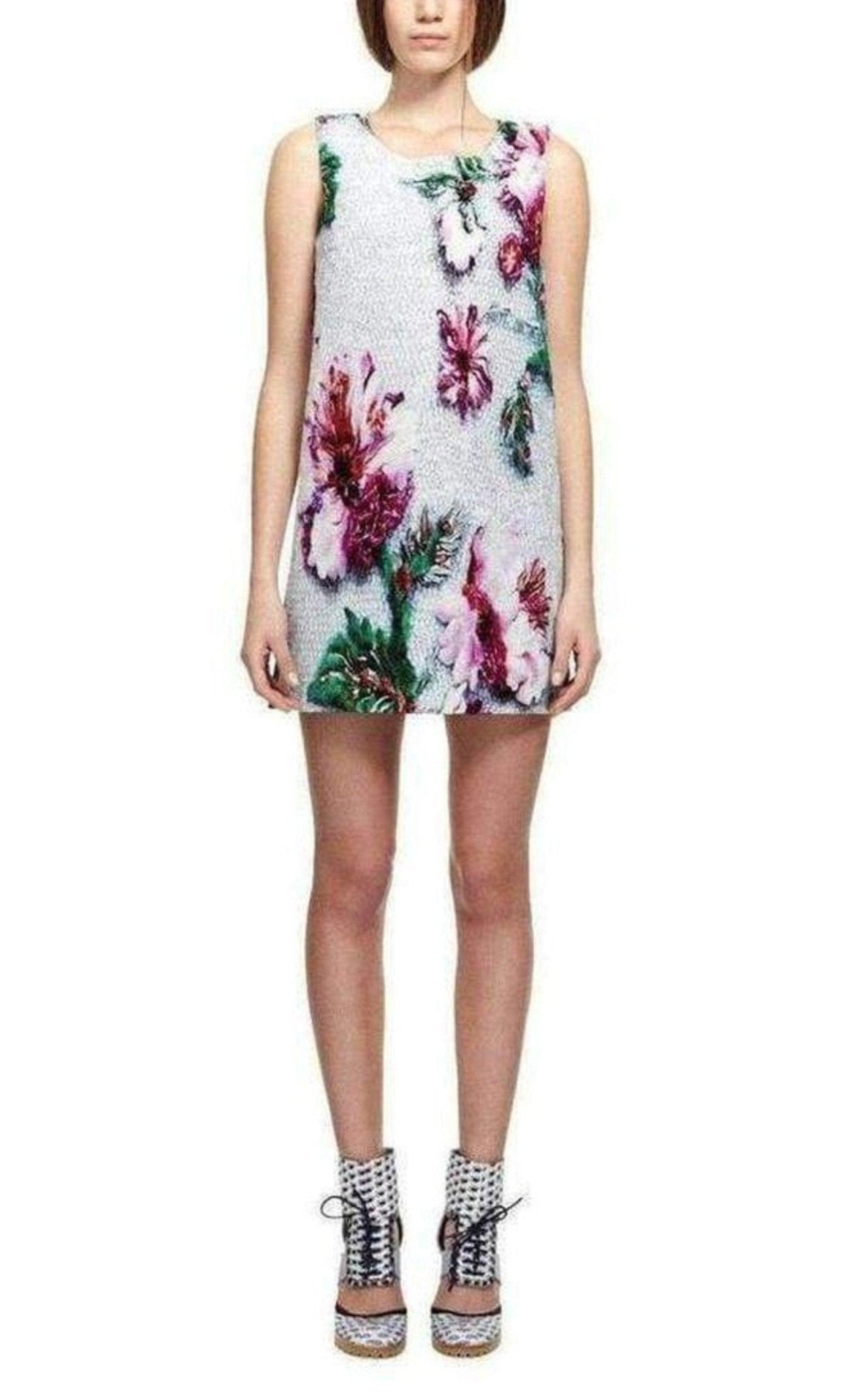 Mary Katrantzou Goldie Floral Print Dress - Runway Catalog