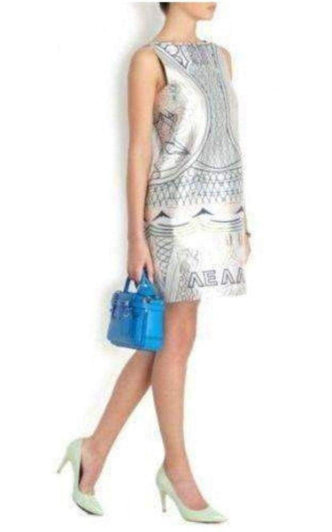 Mary Katrantzou Lella Printed Jacquard Dress - Runway Catalog
