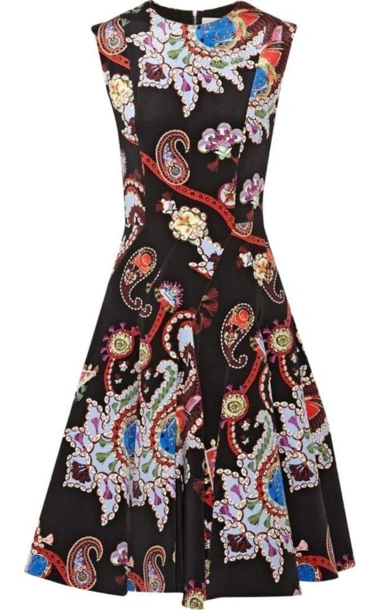 Mary Katrantzou Masson Printed Silk - Satin Dress - Runway Catalog
