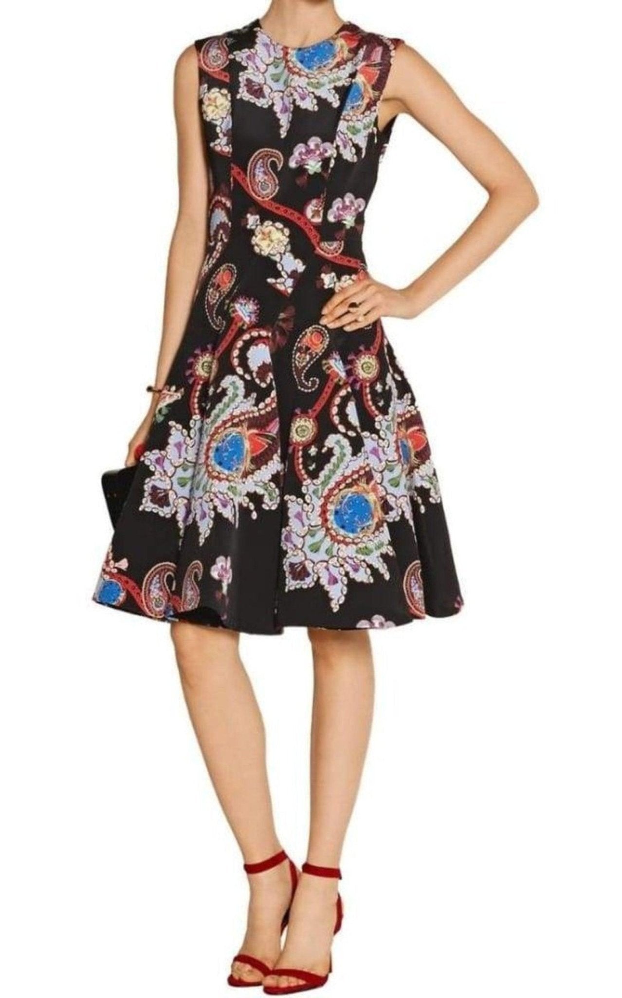 Mary Katrantzou Masson Printed Silk - Satin Dress - Runway Catalog