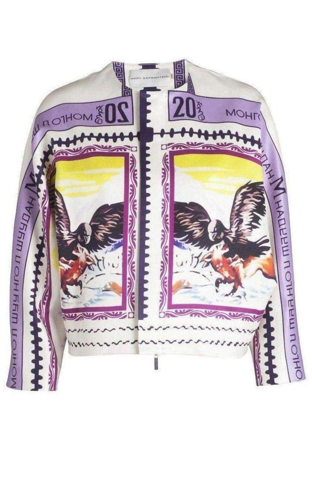 Mary Katrantzou Matchu Khan Silk Jacket - Runway Catalog