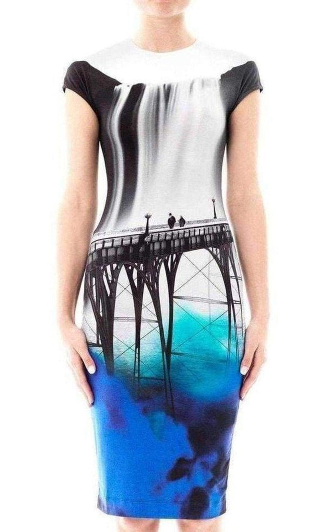 Mary Katrantzou Multicolor Elay San Francisco Jersey Dress - Runway Catalog