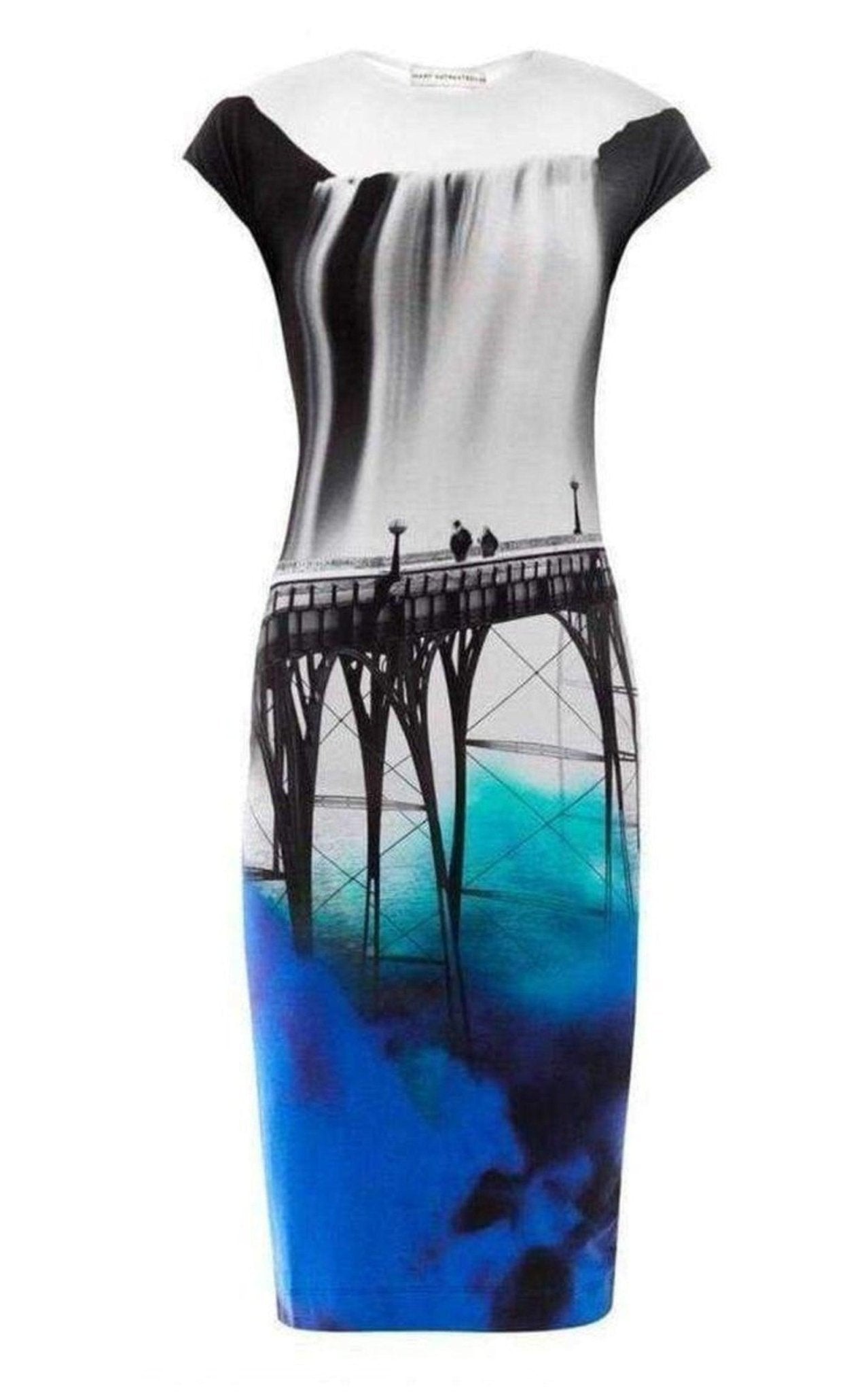 Mary Katrantzou Multicolor Elay San Francisco Jersey Dress - Runway Catalog