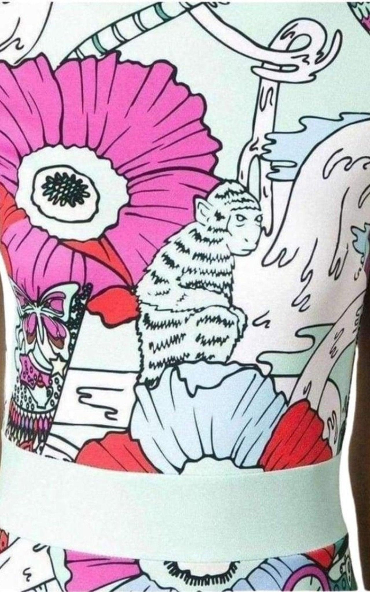 Mary Katrantzou Poppies Print Mint Dress - Runway Catalog