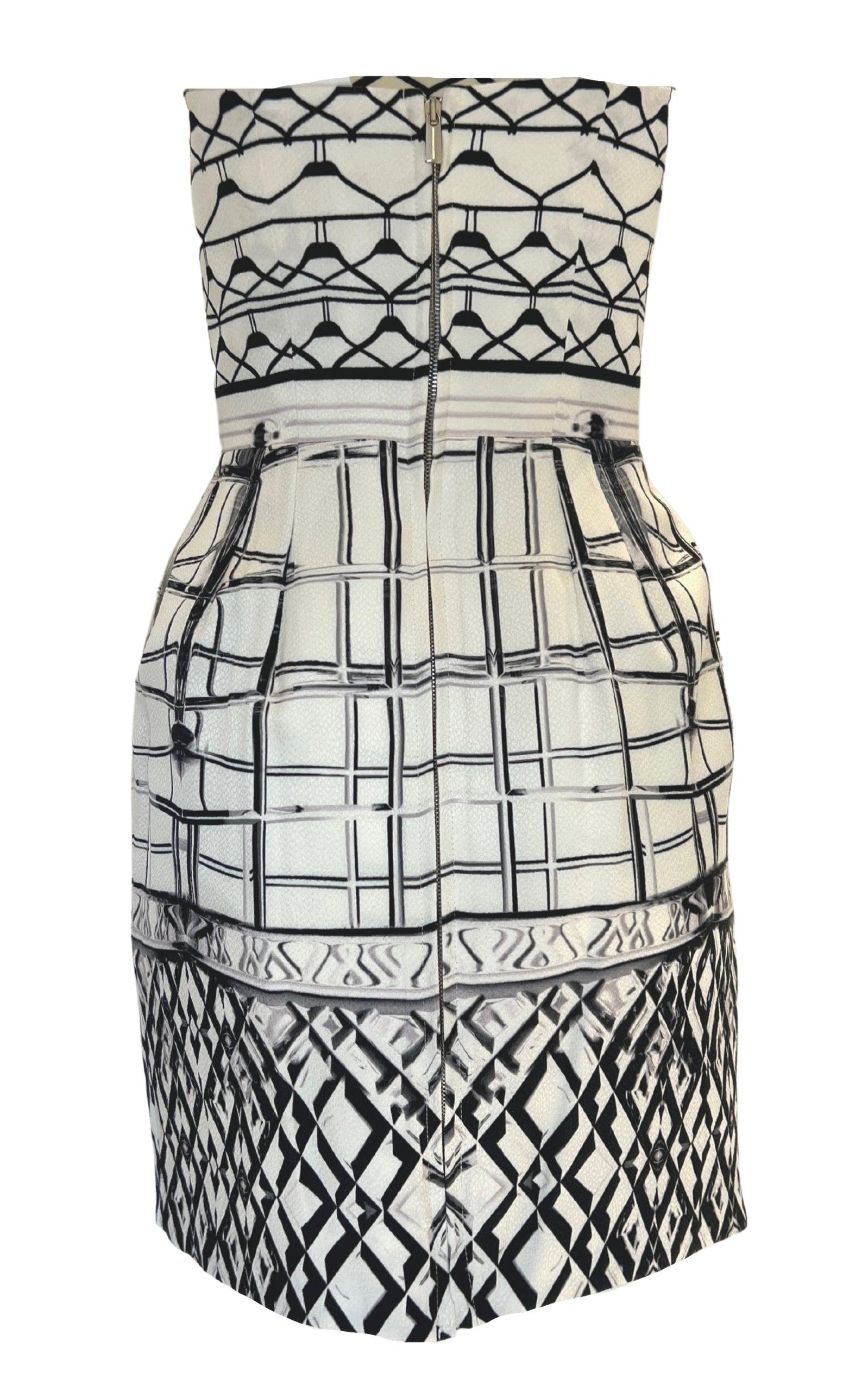 Starbright Bustier Jacquard Dress Mary Katrantzou