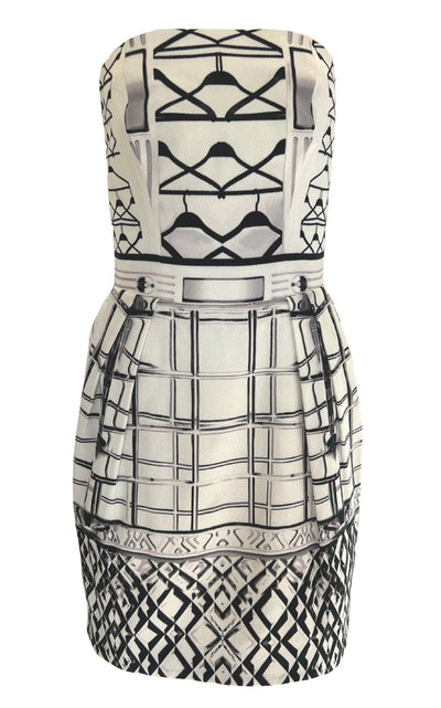 Mary Katrantzou Starbright Bustier Jacquard Dress - Runway Catalog