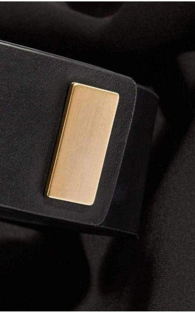 McQ - Alexander McQueen Ruffled Halterneck Crepe Dress - Runway Catalog