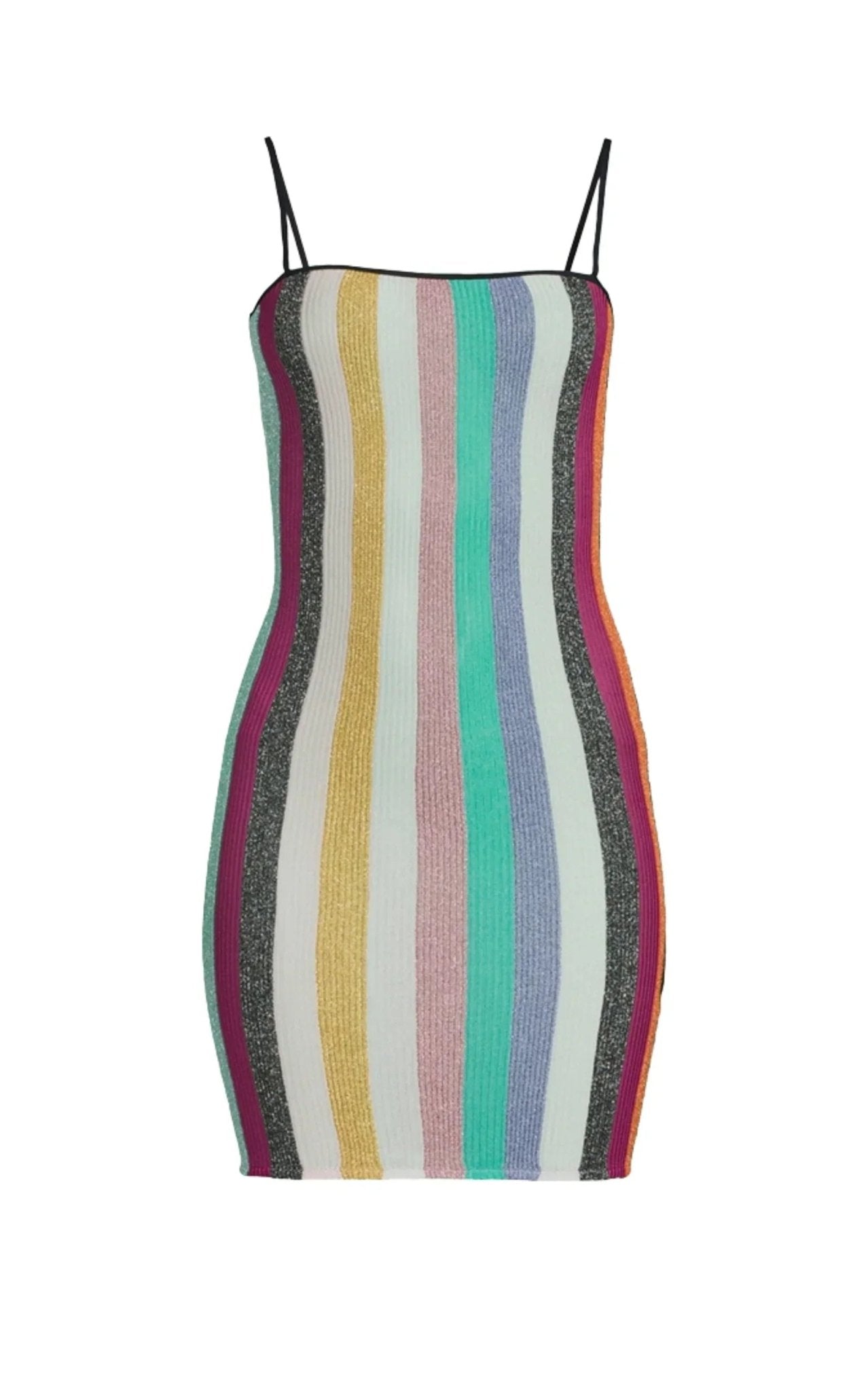 Missoni Short Sleeveless Lame Rib Knit Dress - Runway Catalog