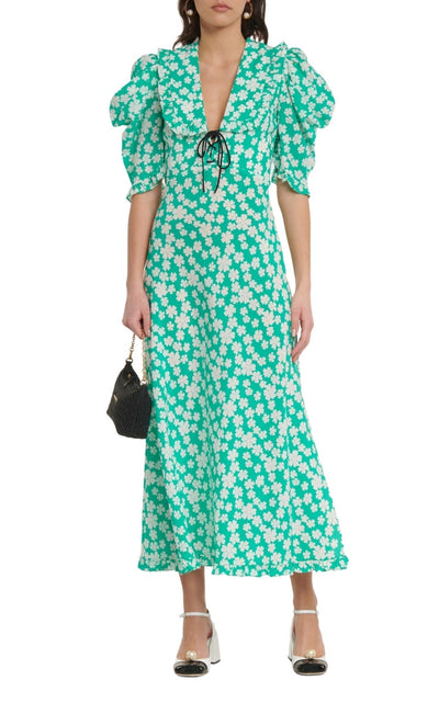 Miu Miu Floral Midi Dress - Runway Catalog