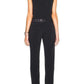 Sleeveless Stretch Crepe Jumpsuit Mugler