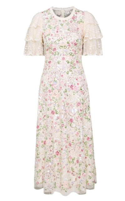 Needle & Thread Odette Ballerina Sequin Midi Dress - Runway Catalog