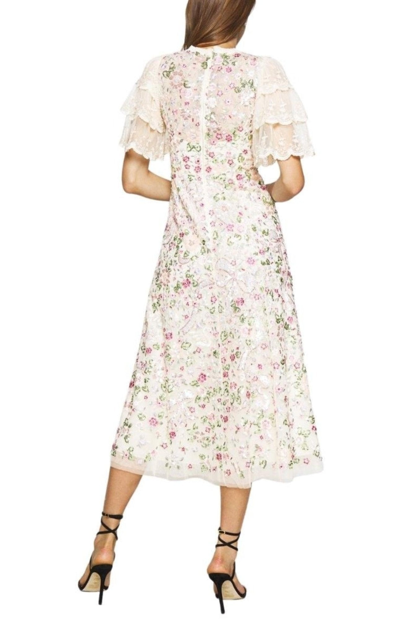 Needle & Thread Odette Ballerina Sequin Midi Dress - Runway Catalog