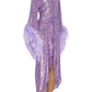 Feather Sequinned Dress NERVI