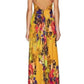 Angelina Botanic Silk Maxi Dress Nicole Miller