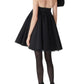 Nina Ricci Asymmetric Flared One-Shoulder Mini Black Dress