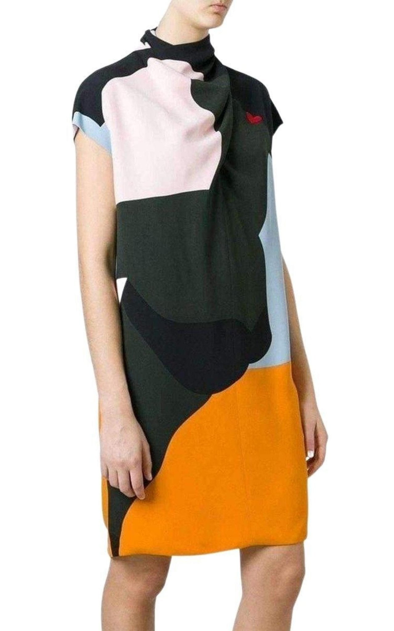 Nina Ricci Multicolour silk dress - Runway Catalog