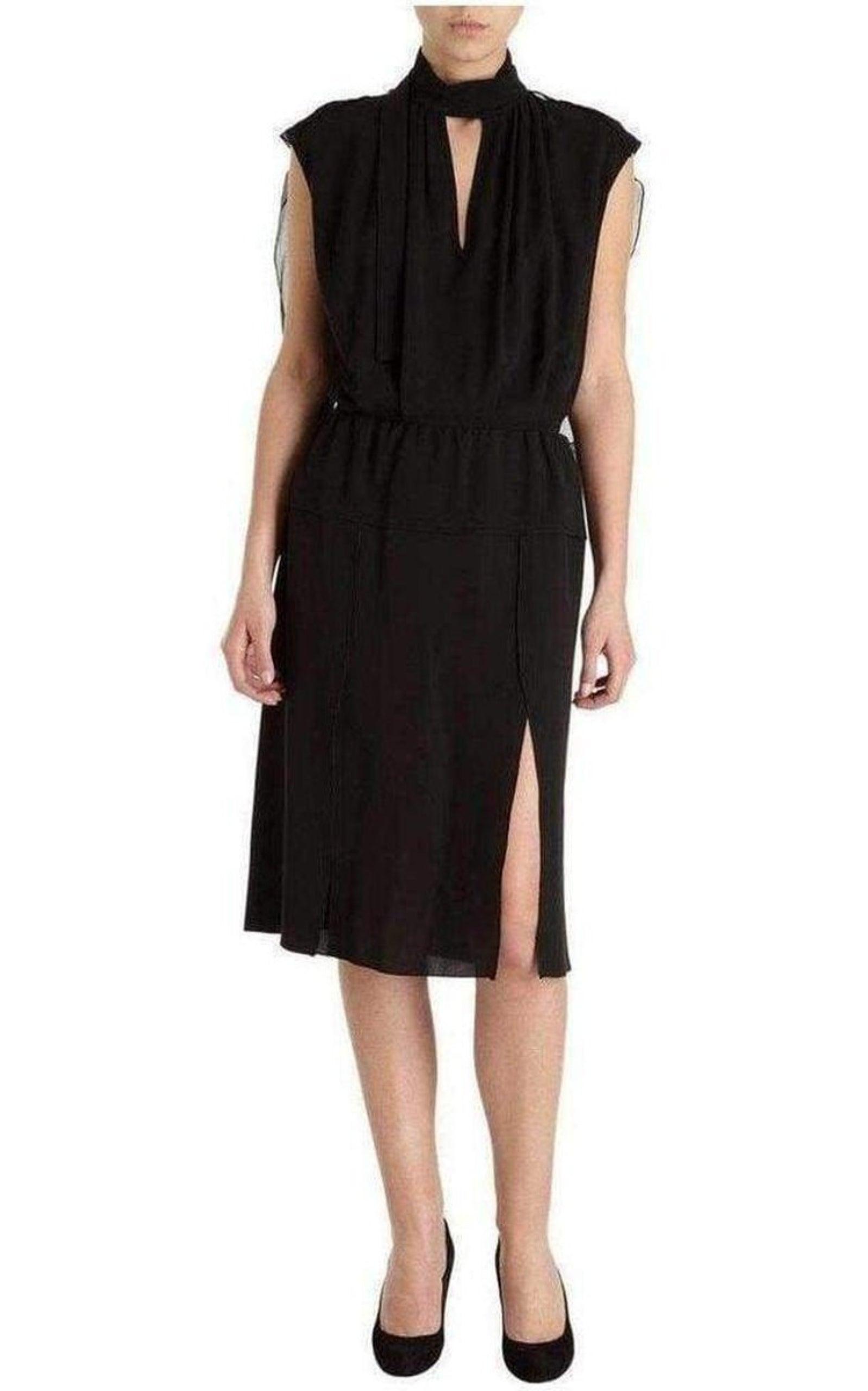 Silk Voile Sleeveless Cocktail Dress Nina Ricci