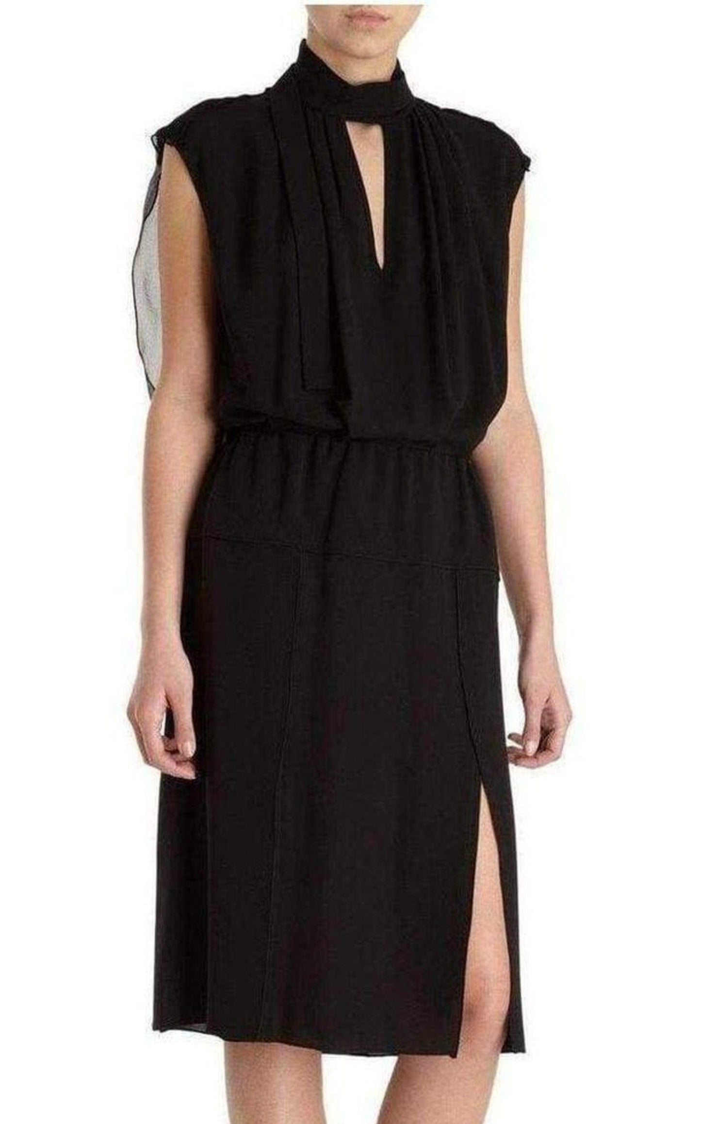 Silk Voile Sleeveless Cocktail Dress Nina Ricci