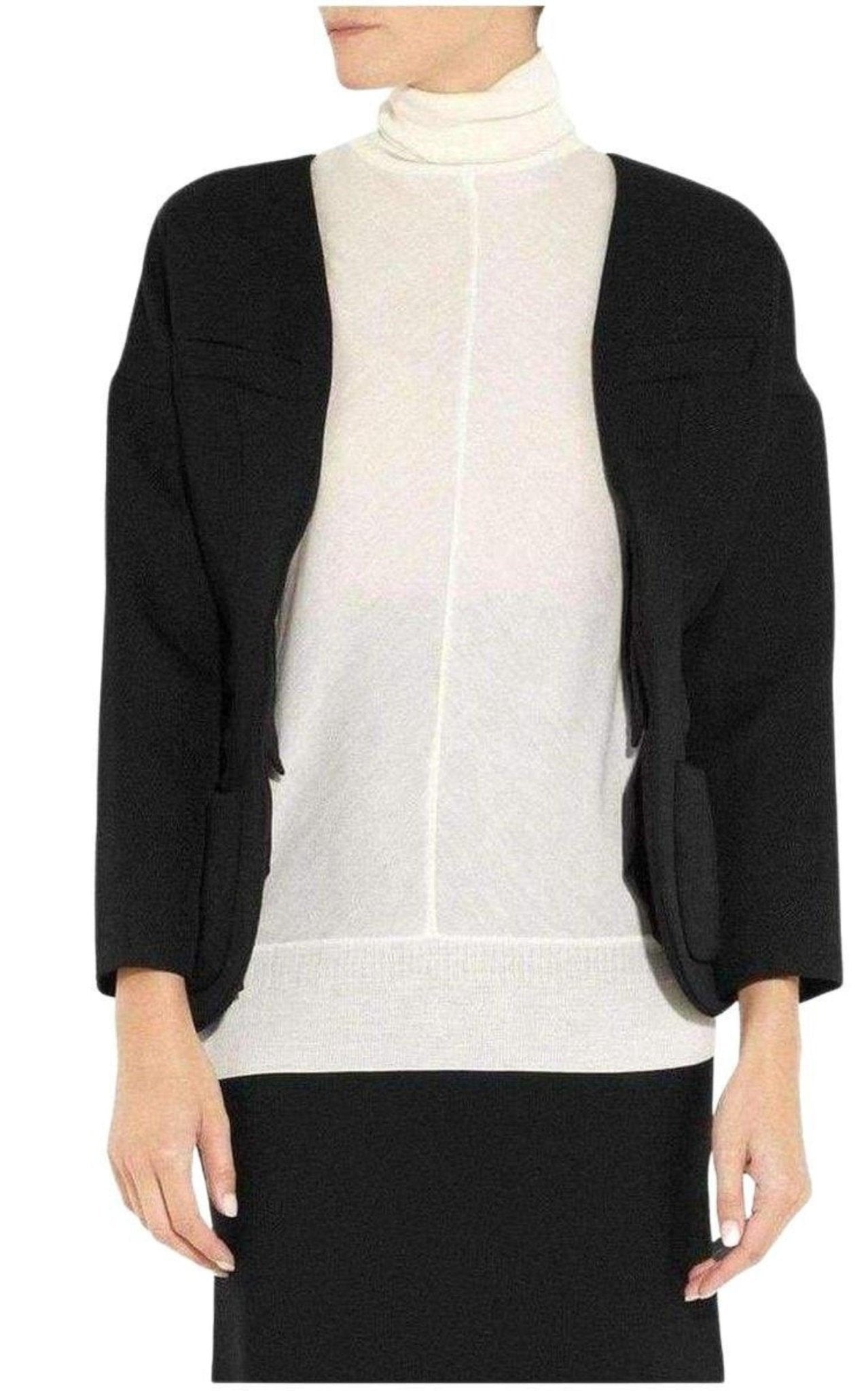 Nina Ricci Wool Open Front Blazer Jacket - Runway Catalog