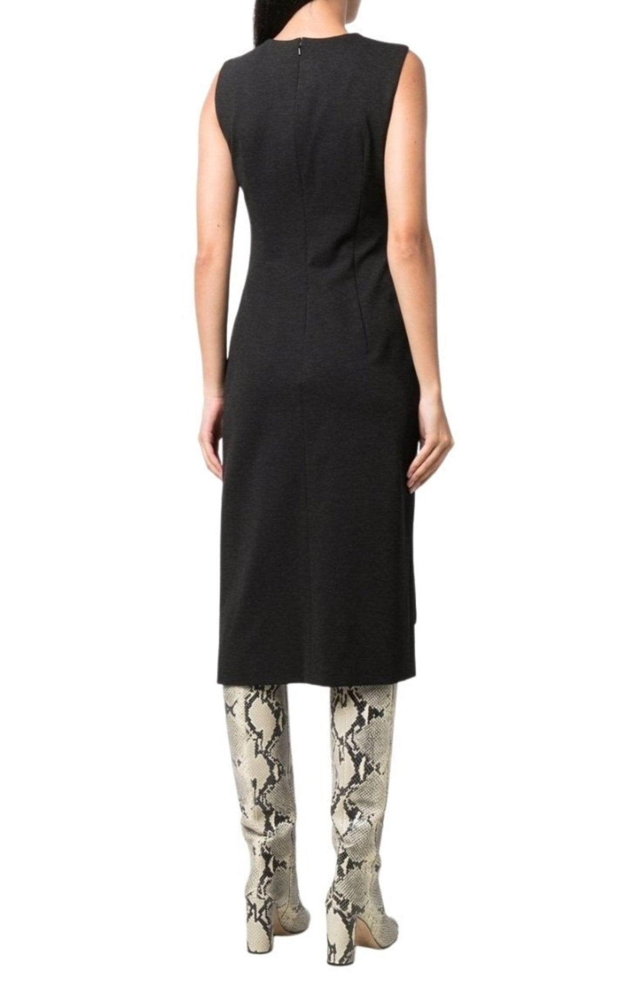 Oscar de la Renta Gathered - detail Shift Dress - Runway Catalog