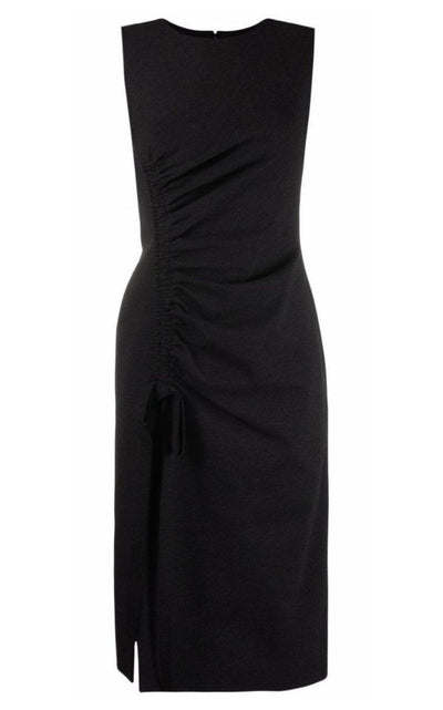 Oscar de la Renta Gathered - detail Shift Dress - Runway Catalog