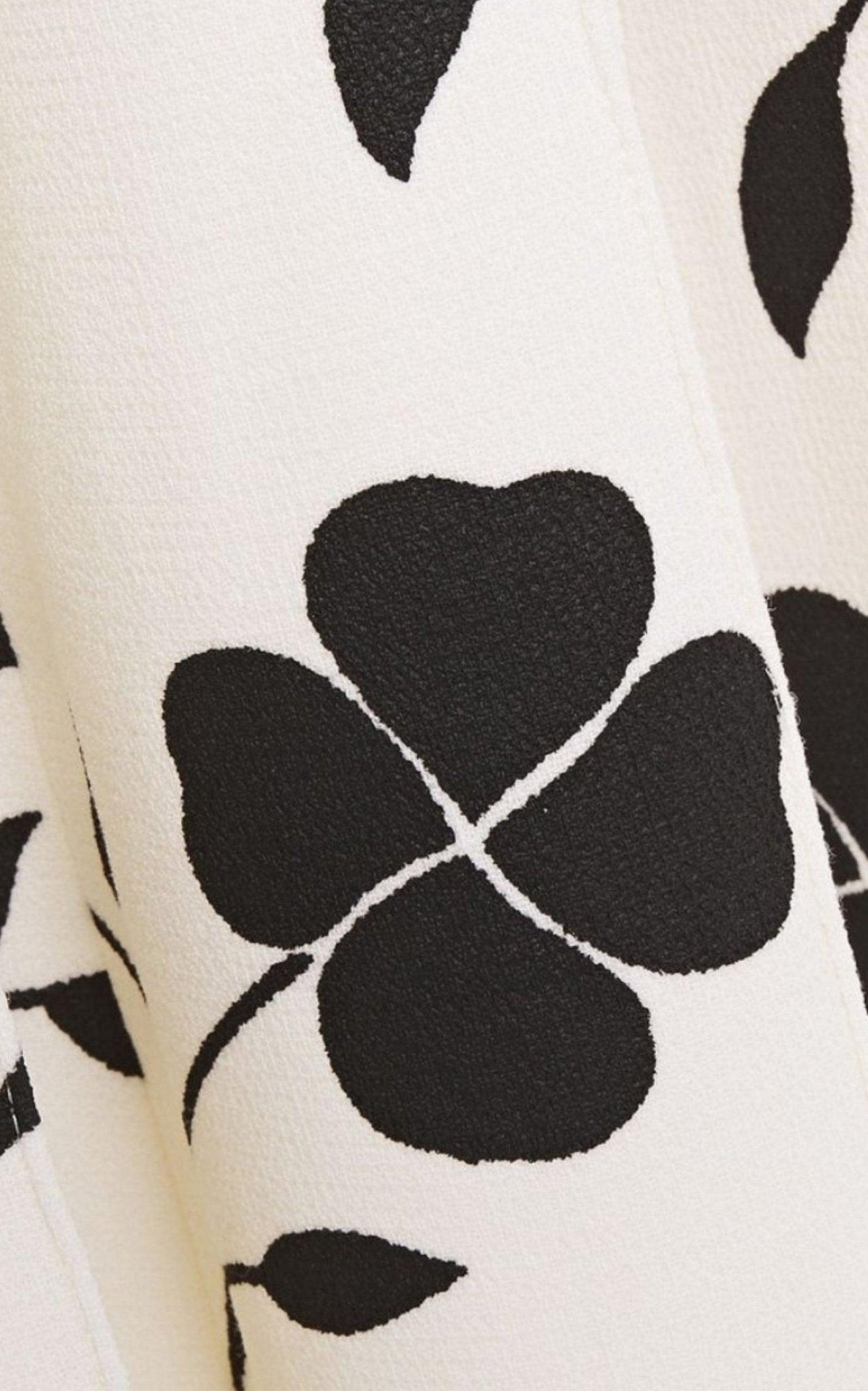 Oscar de la Renta Pleated Floral - print Grain De Poudre Dress - Runway Catalog