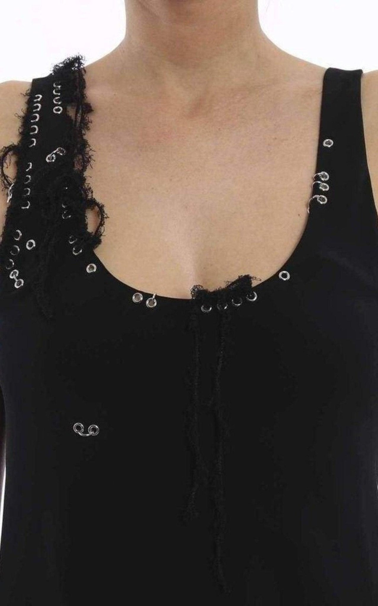 Paco Rabanne Crepe Satin Long Dress - Runway Catalog