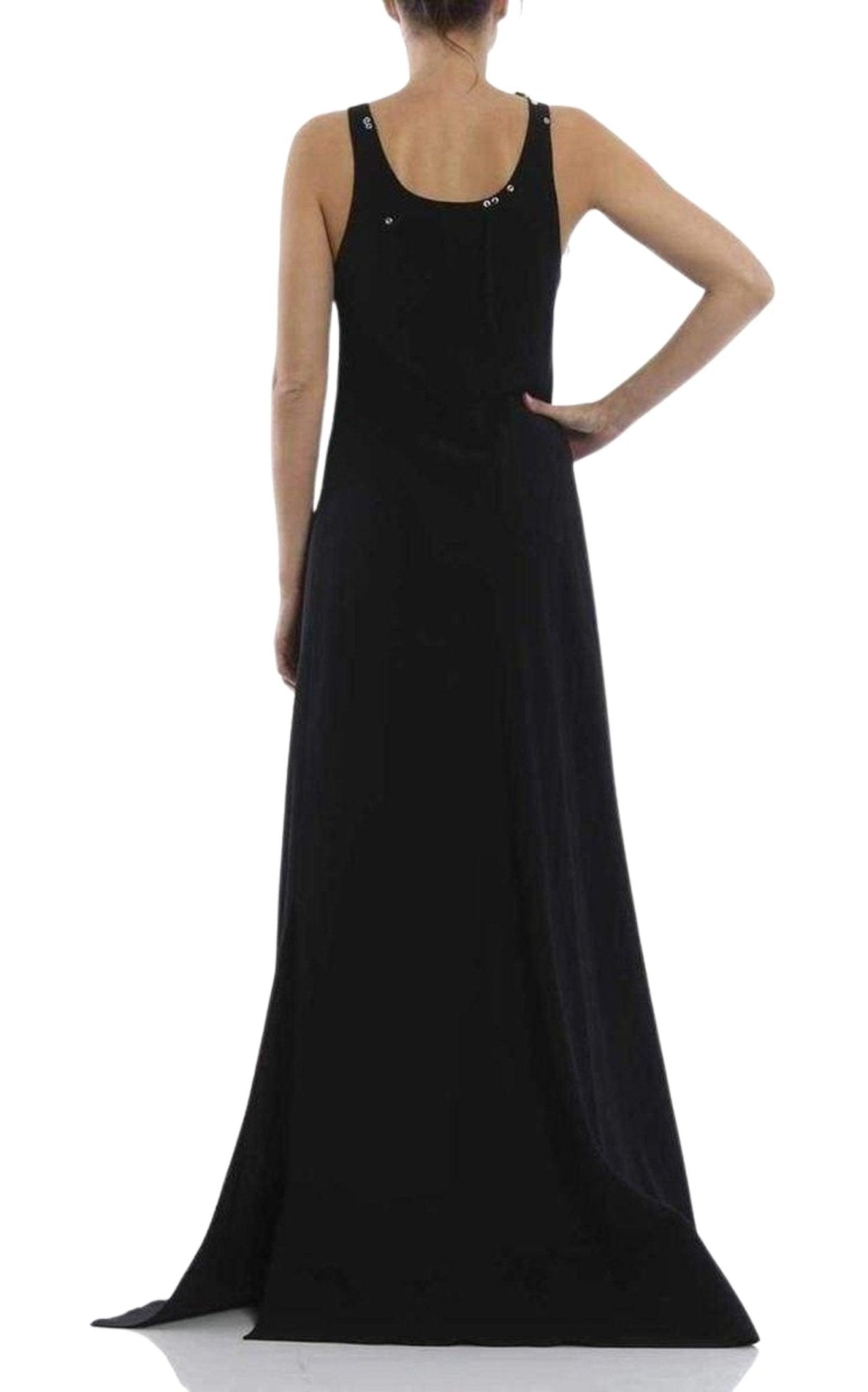Paco Rabanne Crepe Satin Long Dress - Runway Catalog
