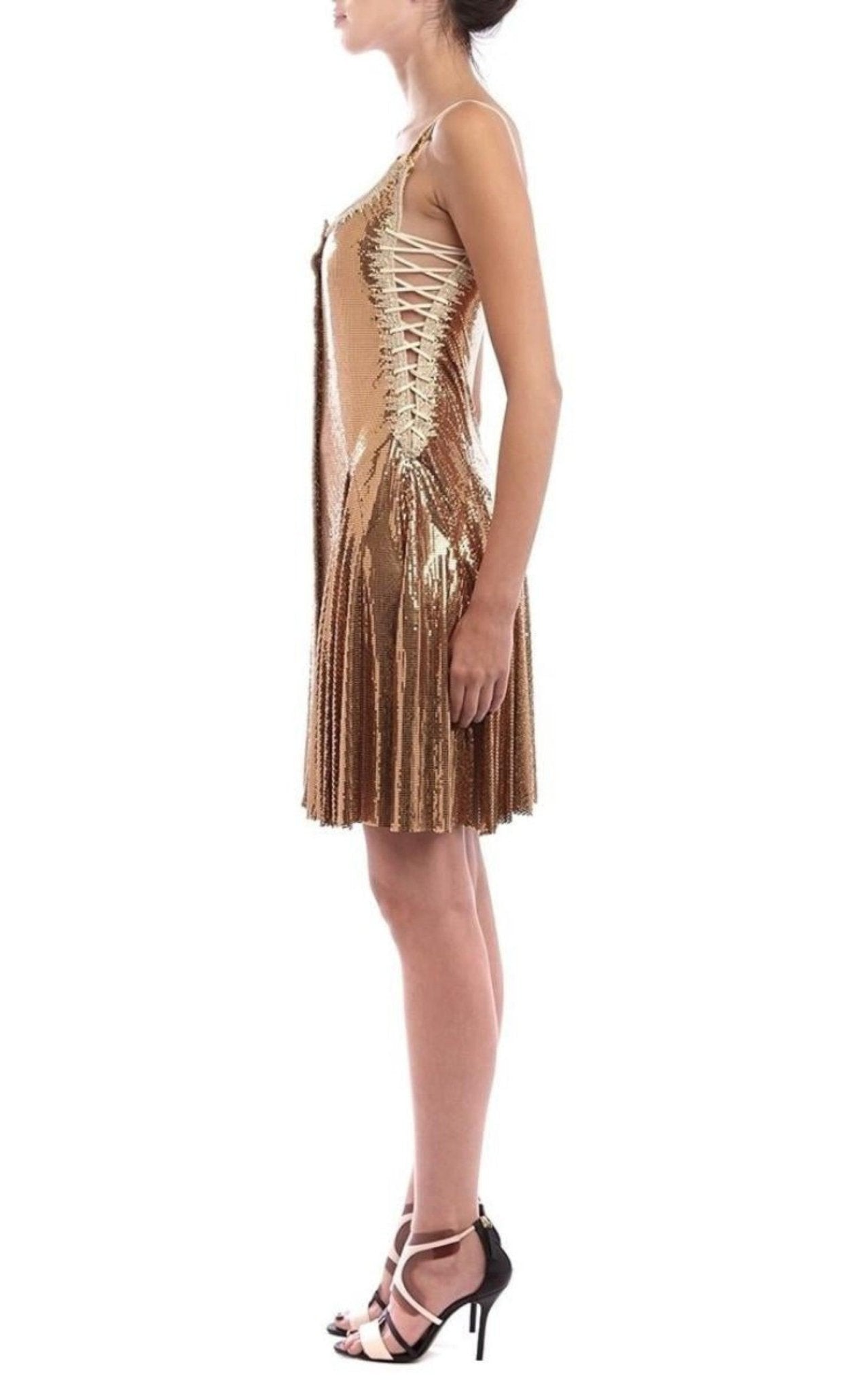 Paco Rabanne Gold Chainmail Dress - Runway Catalog