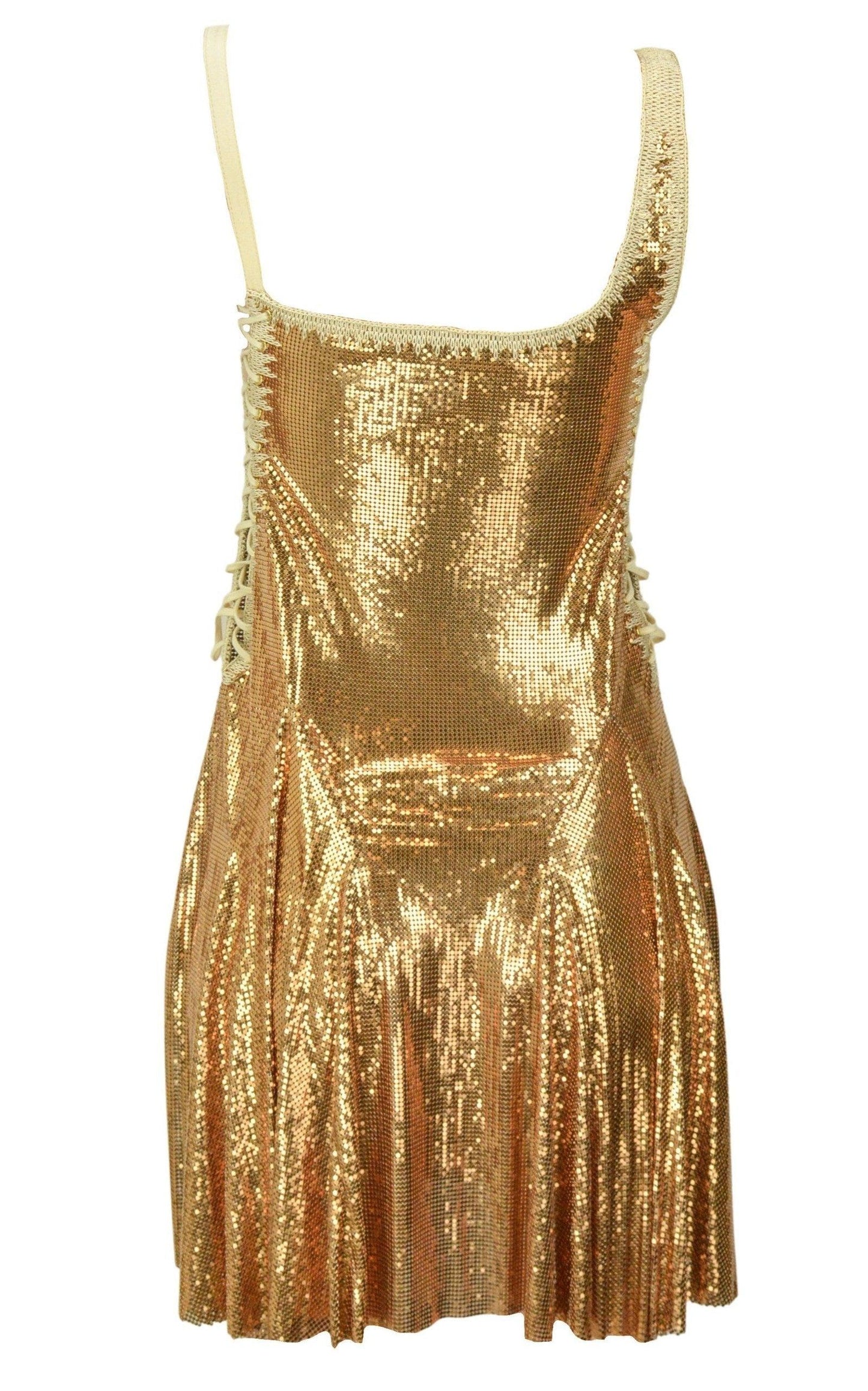 Paco Rabanne Gold Chainmail Dress