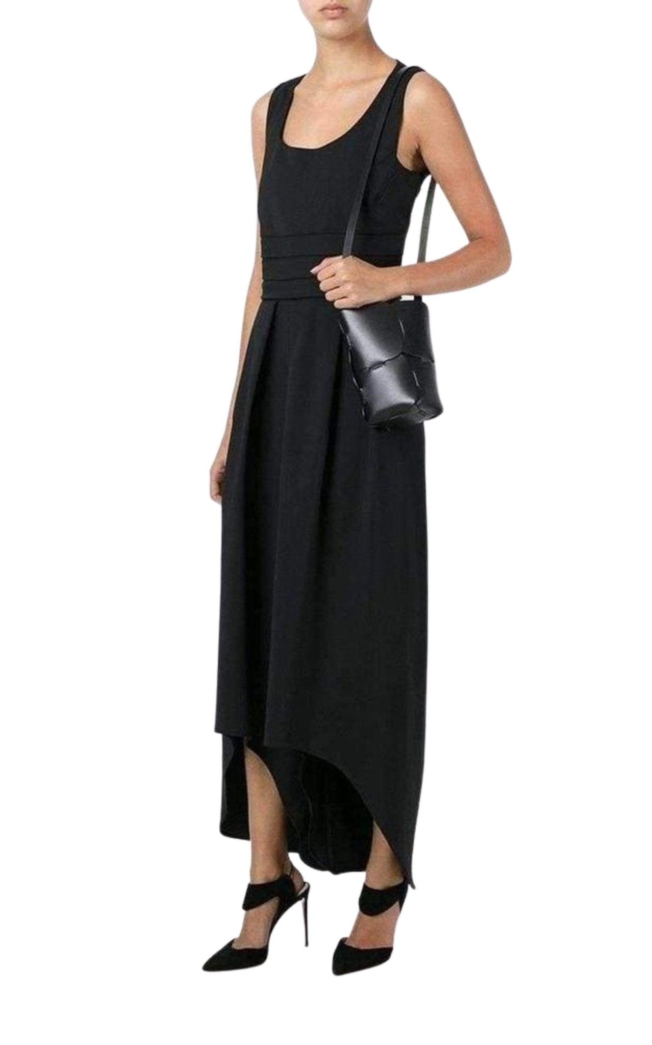 Paco Rabanne Hobo Puzzle Bucket Shoulder Mini Leather Bag - Runway Catalog