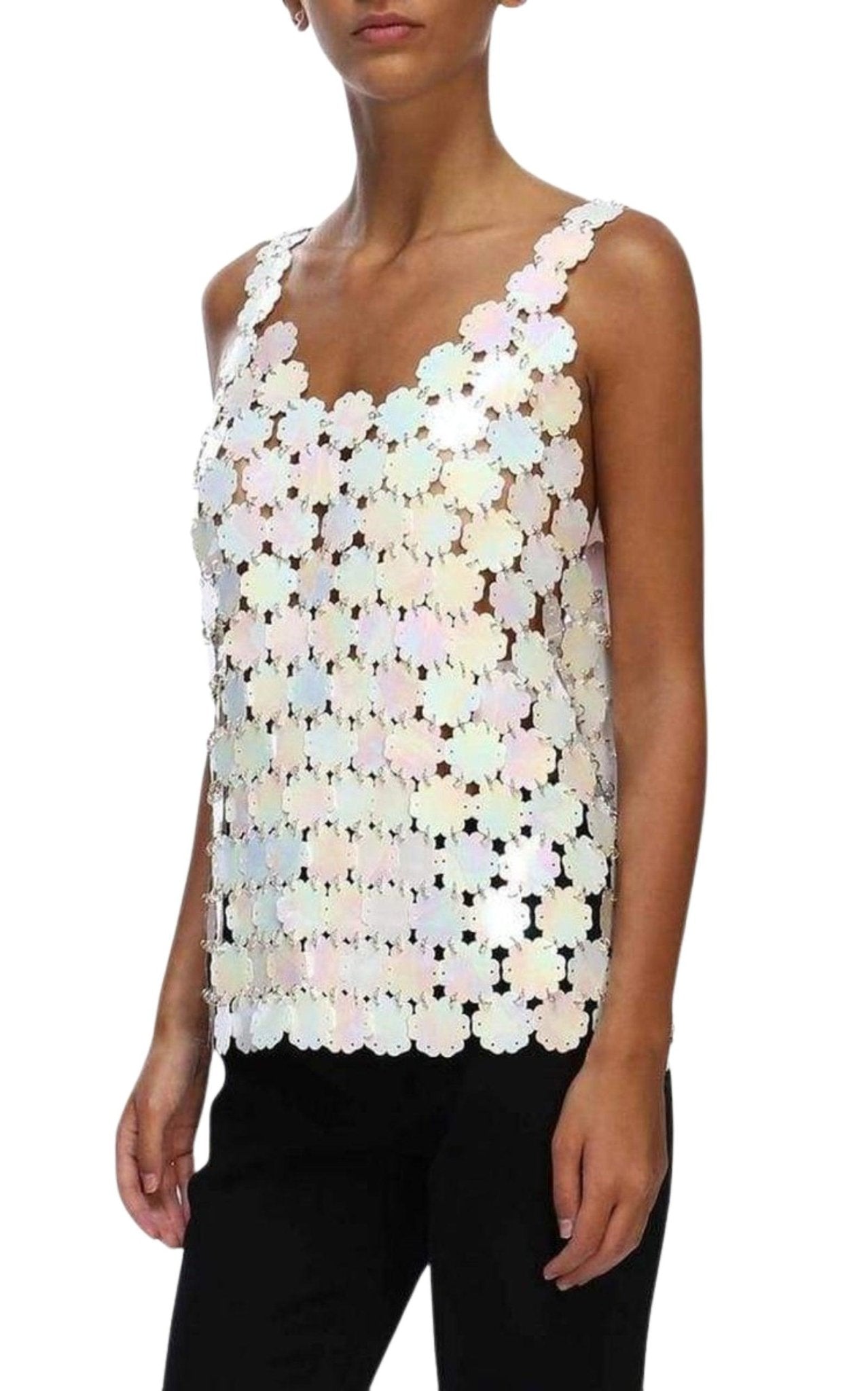 Paco Rabanne Pearl Blossom Element Top - Runway Catalog