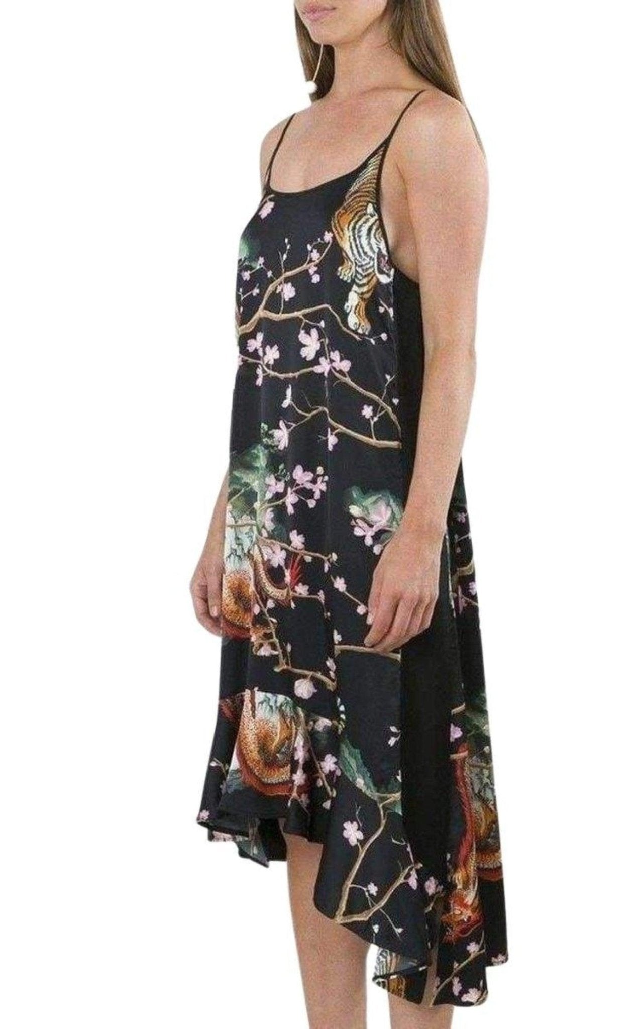 Paco Rabanne Printed Asymmetric Dress - Runway Catalog