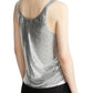 Silver Asymmetric Metal Mesh Top Paco Rabanne