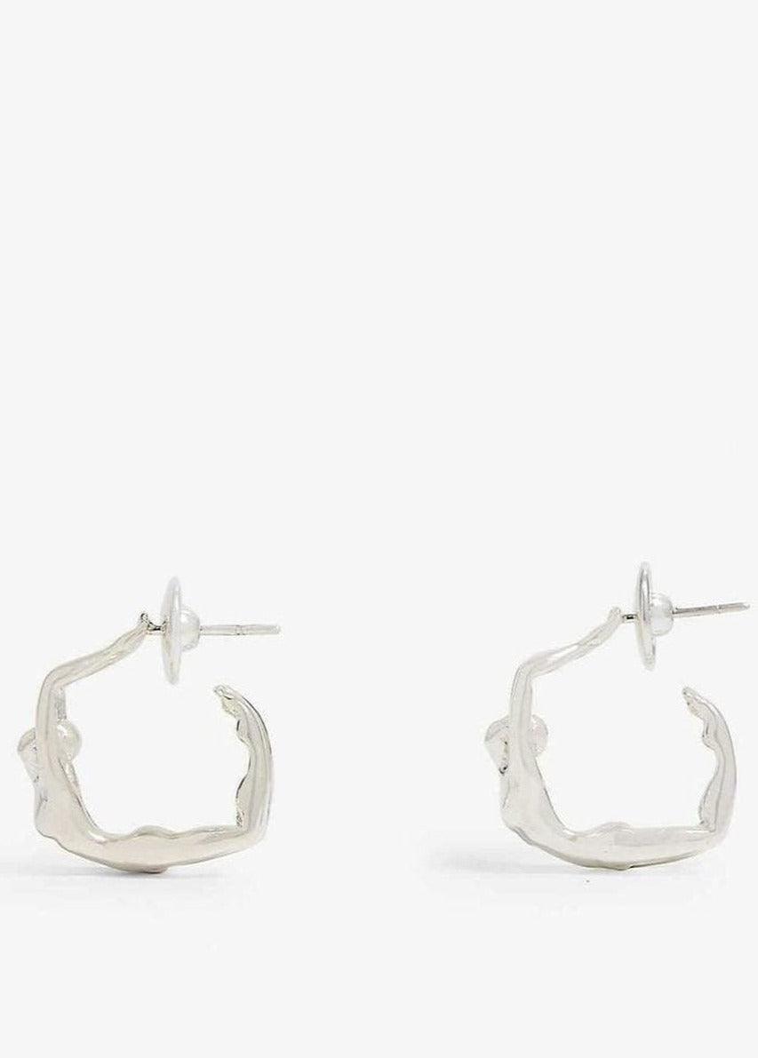 Paola Vilas Louise Sterling Silver figure stud earring - Runway Catalog