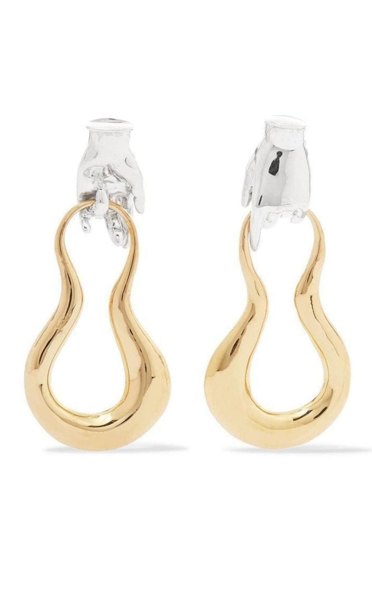 Paola Vilas Sterling Silver and 18K Gold Plating Earrings