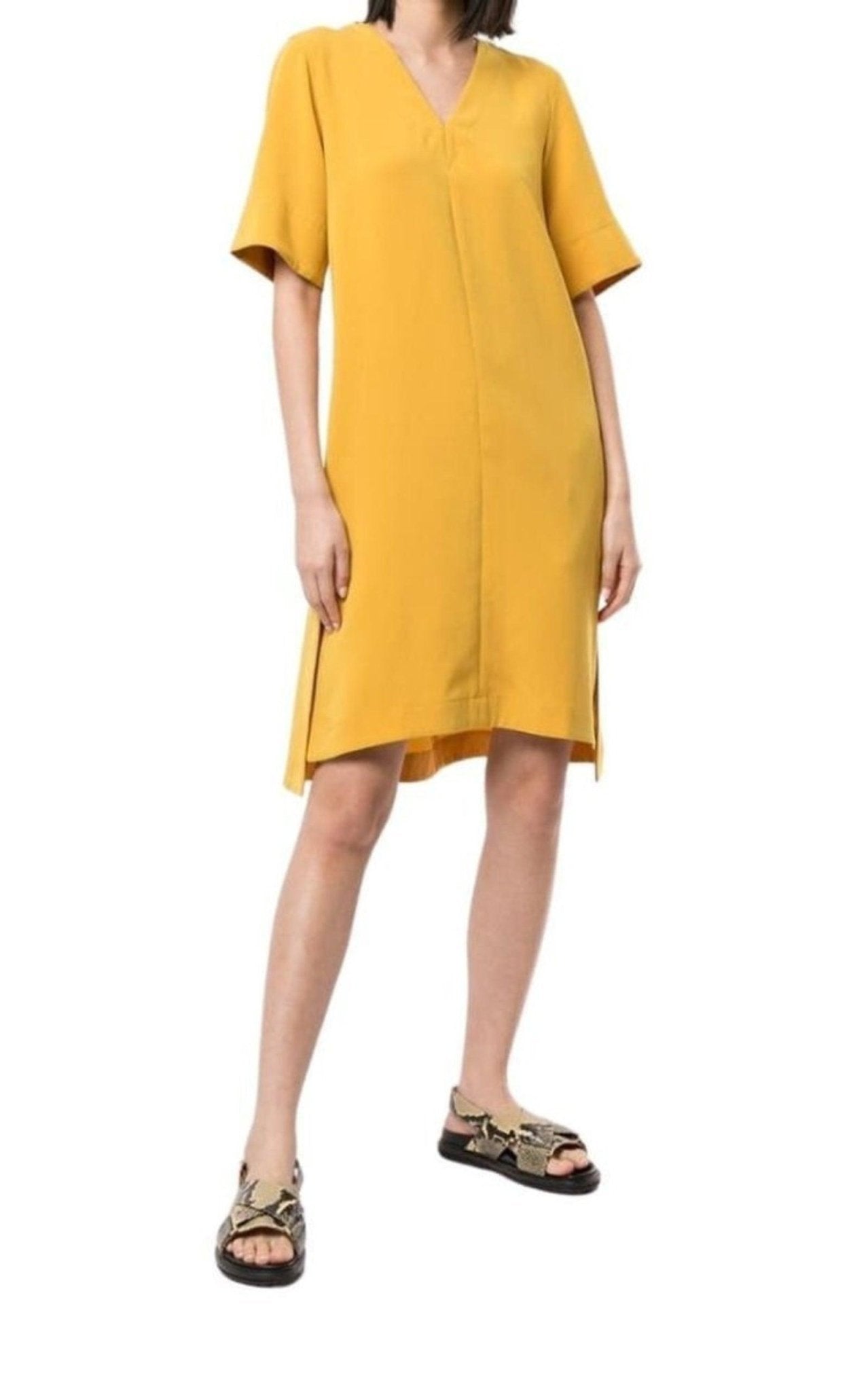 Phillip Lim Scarf Neck Crepe Dress - Runway Catalog