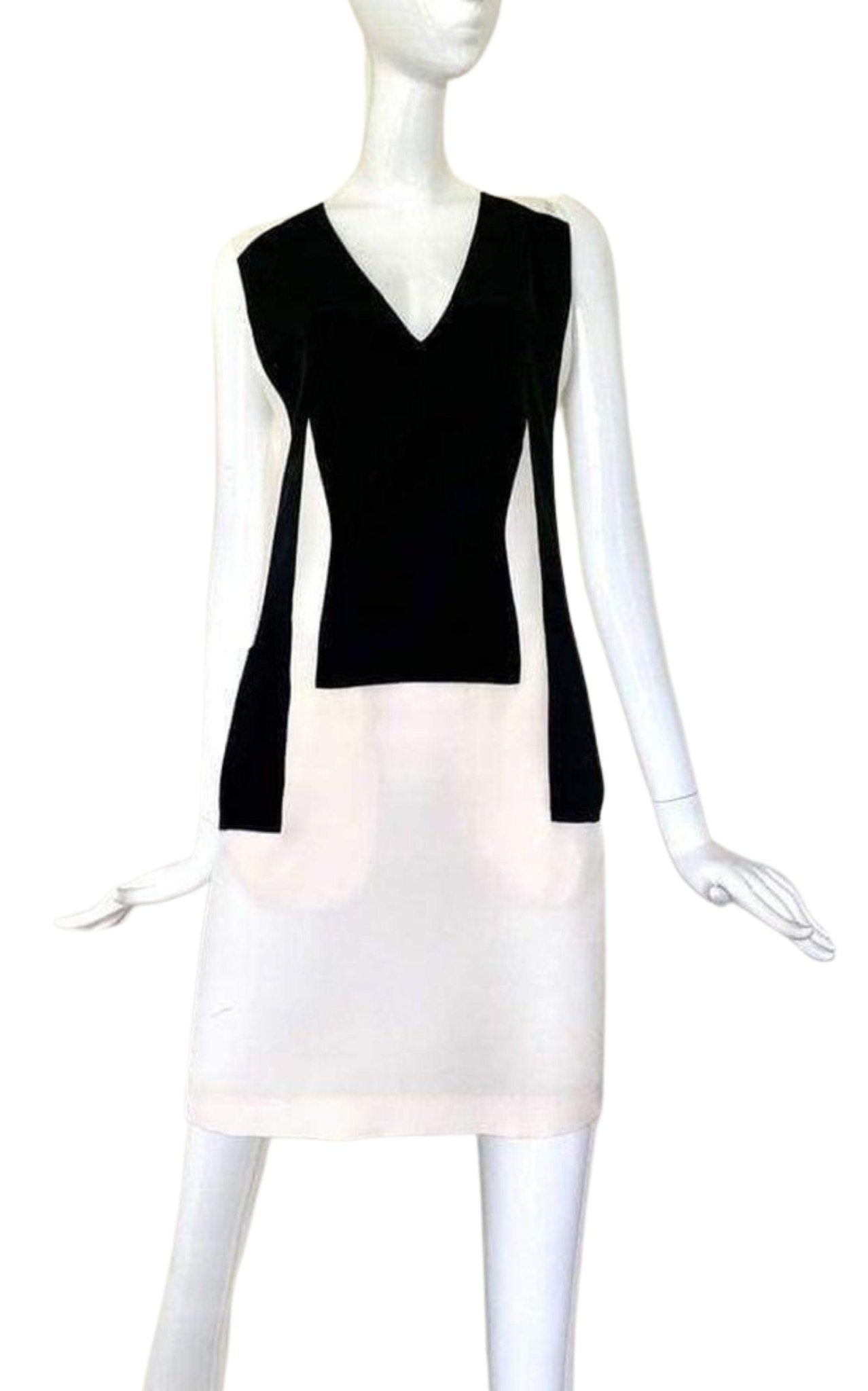 Phillip Lim Silk Sleeveless Black and White Dress - Runway Catalog