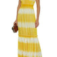 Yellow Tadia Plissé Dress Prabal Gurung