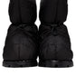 Black Quilted Nylon Drawstring Ankle Boots Prada