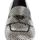 Crystal-embellished Logo-plaque Loafers Prada