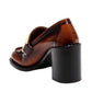 Leather Loafer Pumps Prada