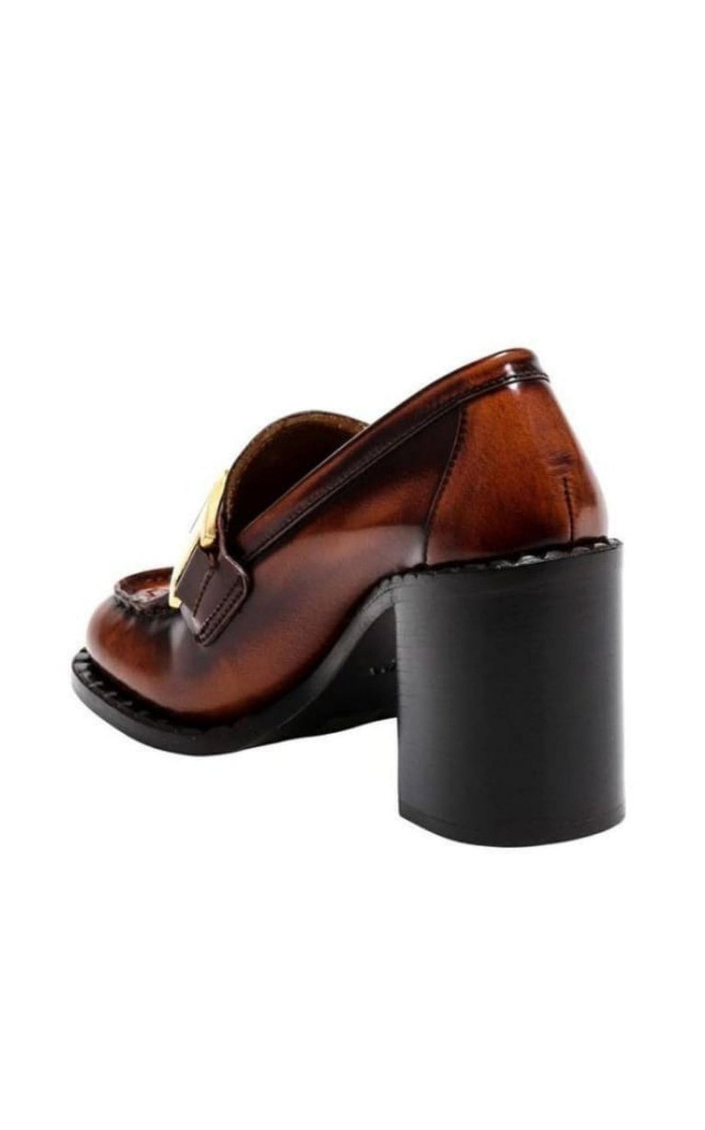 Leather Loafer Pumps Prada