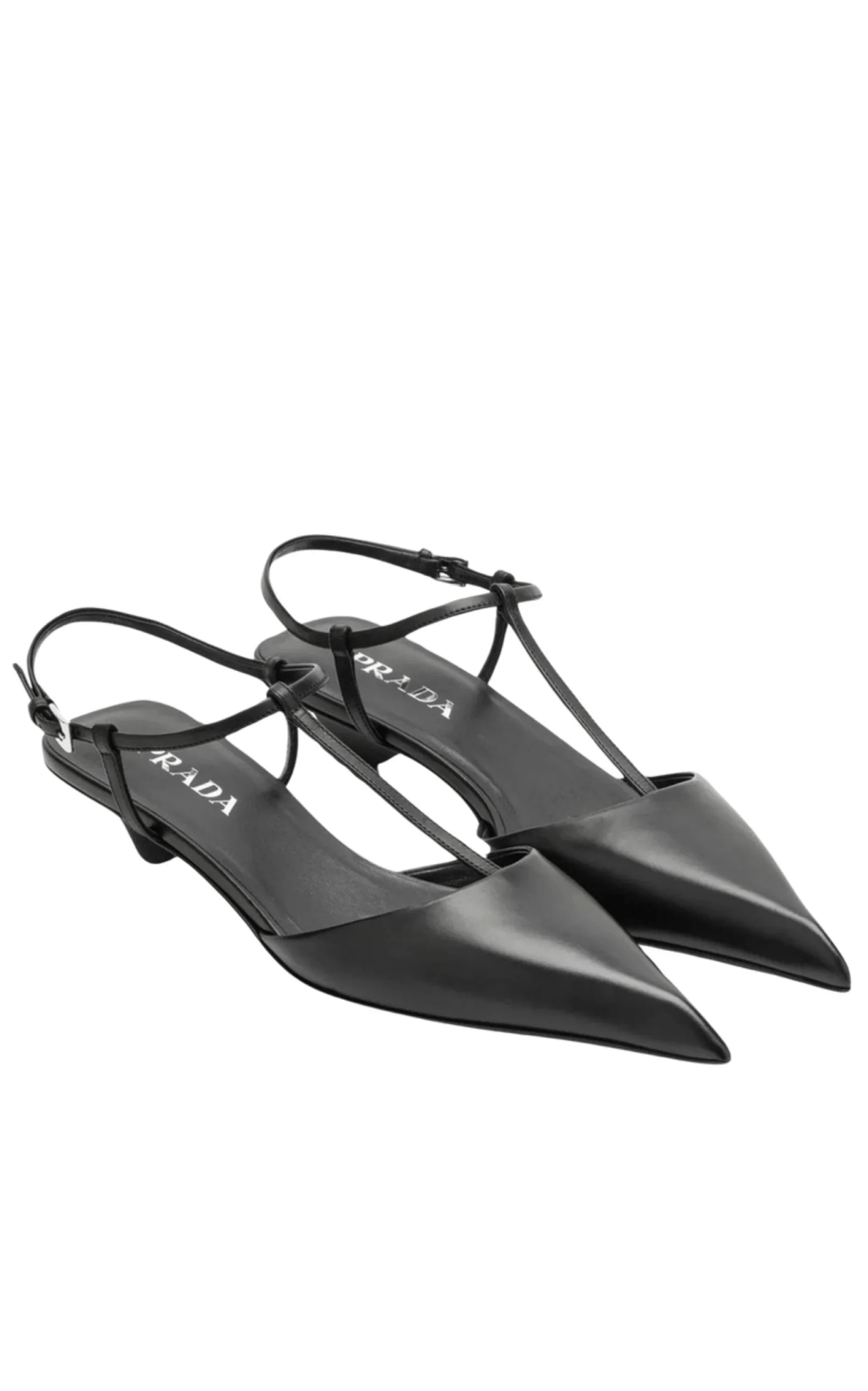 Prada Leather Slingback Pumps - Runway Catalog
