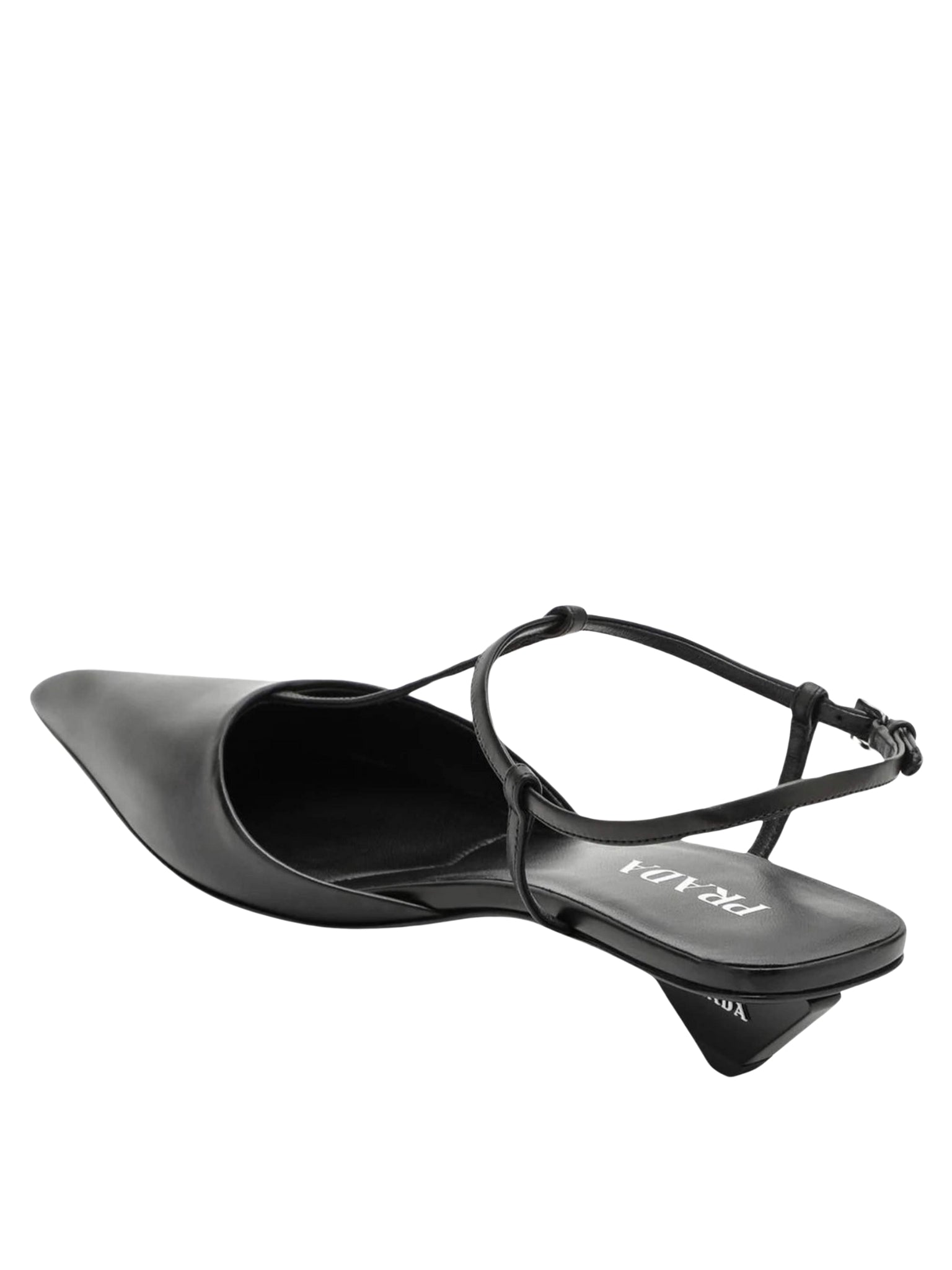 Prada Leather Slingback Pumps - Runway Catalog