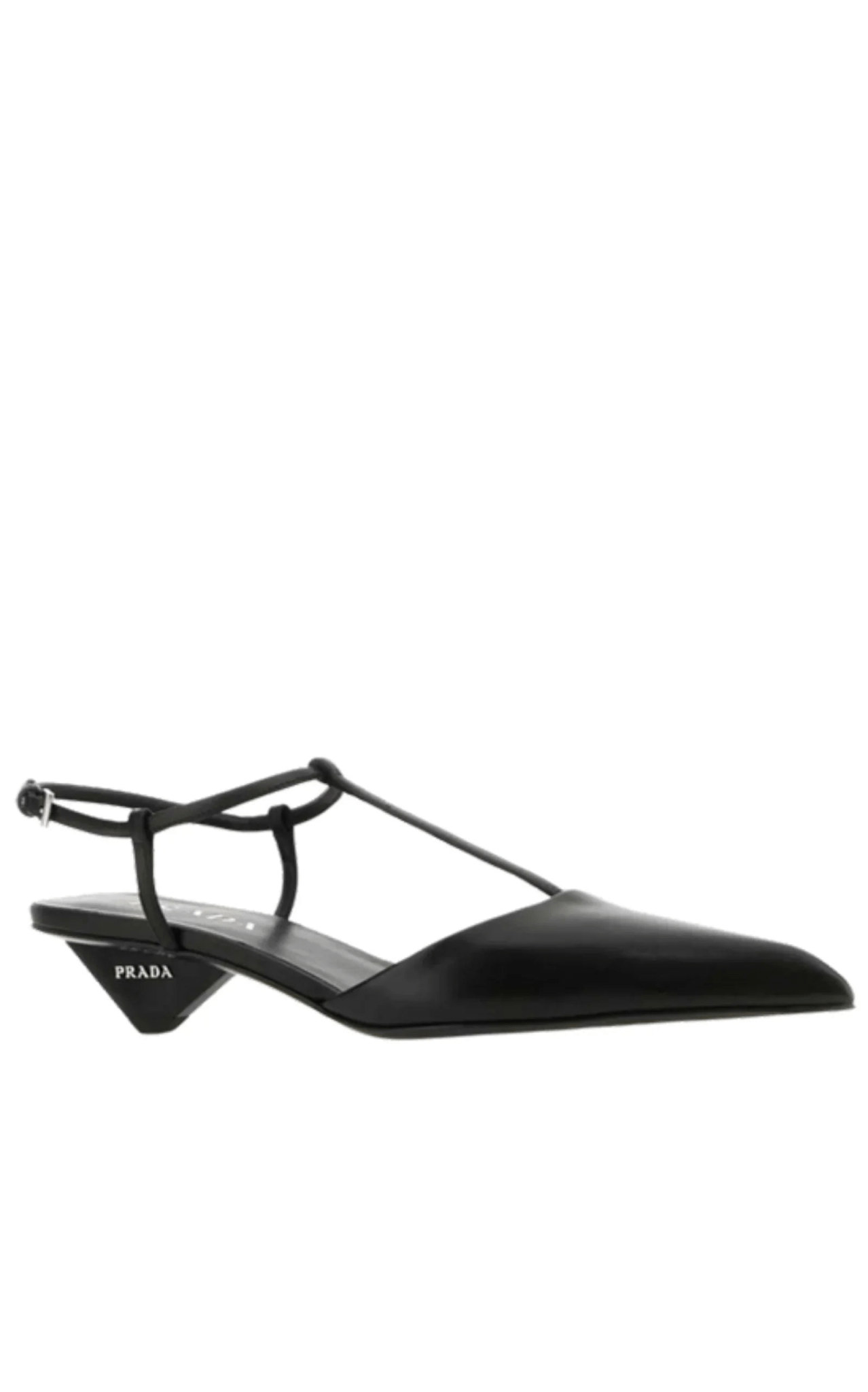 Prada Leather Slingback Pumps - Runway Catalog